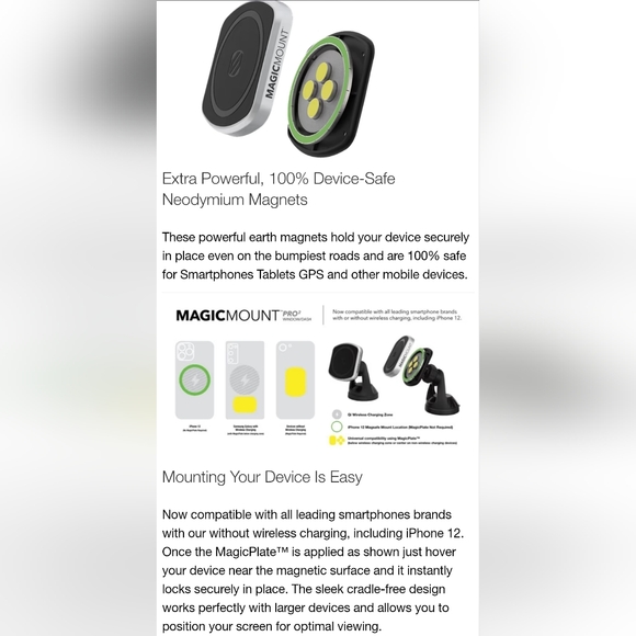 Scosche MagicMount Pro2 Window/Dash Mount - Picture 7 of 12